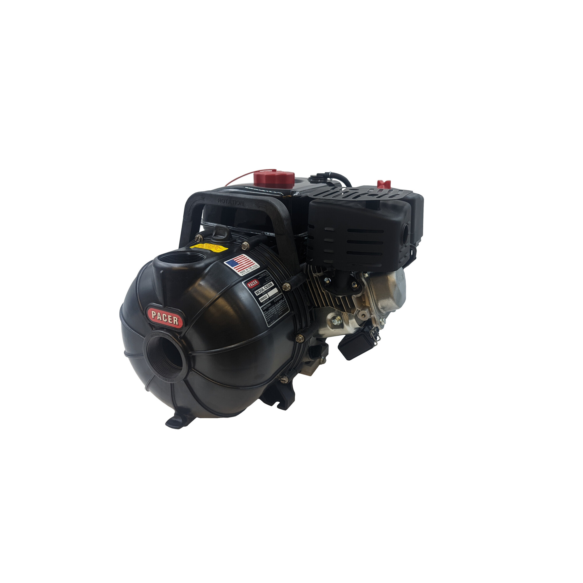 Pacer Pumps Multi-Purpose Water Transfer Pump — 2in. Inlet/Outlet, 245 GPM, LCT CXPRO Engine, Model# SE2UL CX208